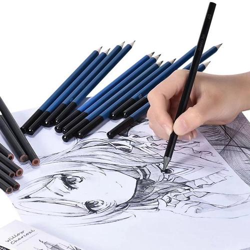跨境新品35件绘画套装 美术画画用品素描工具包 素描铅笔套装批发
